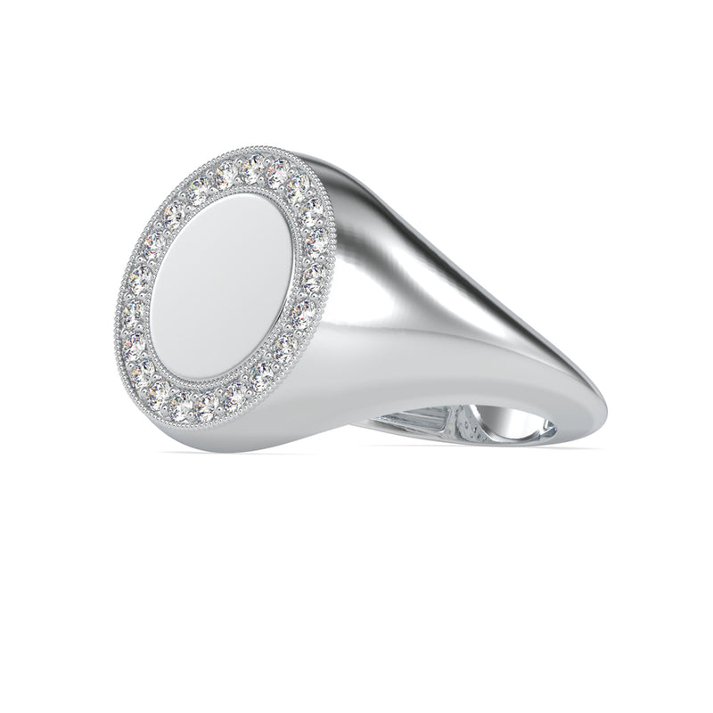 Beatrice Diamond Stone Ring Platinum