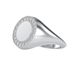 Beatrice Diamond Stone Ring White gold