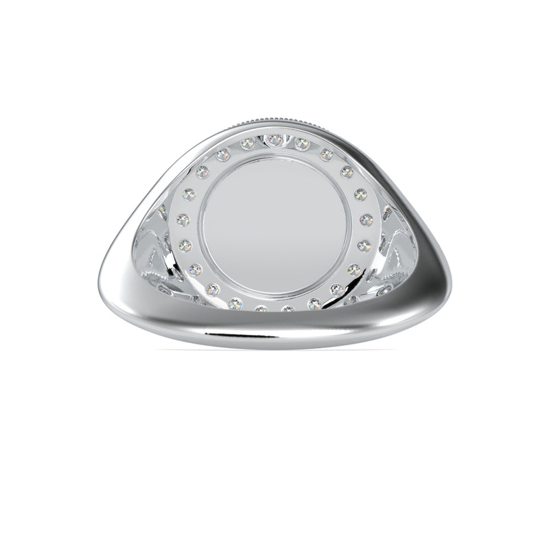 Beatrice Diamond Stone Ring White gold