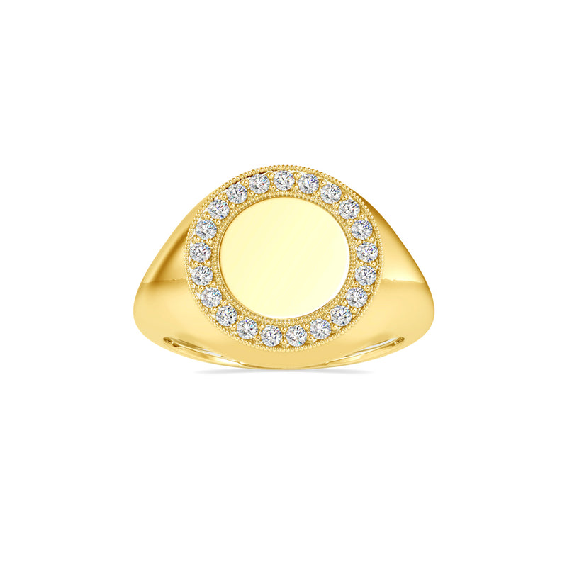 Beatrice Diamond Stone Ring Yellow gold