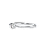 Ava Round Stone Diamond Ring Platinum