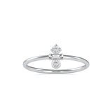 Zori Stone Baguette Diamond Ring White gold