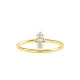 Zori Stone Baguette Diamond Ring Yellow gold