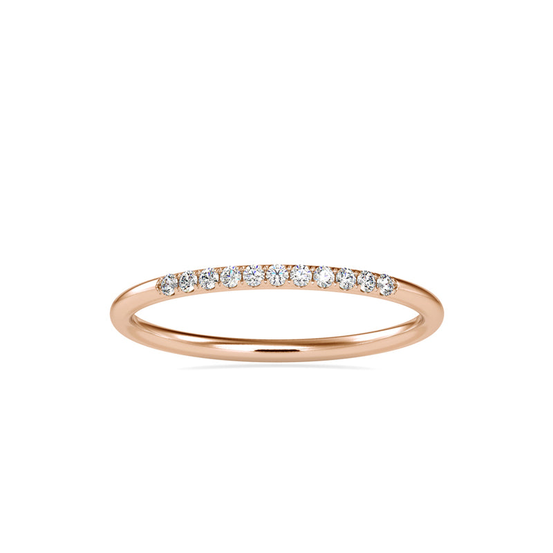 Egewane Diamond Stone Ring Rose gold