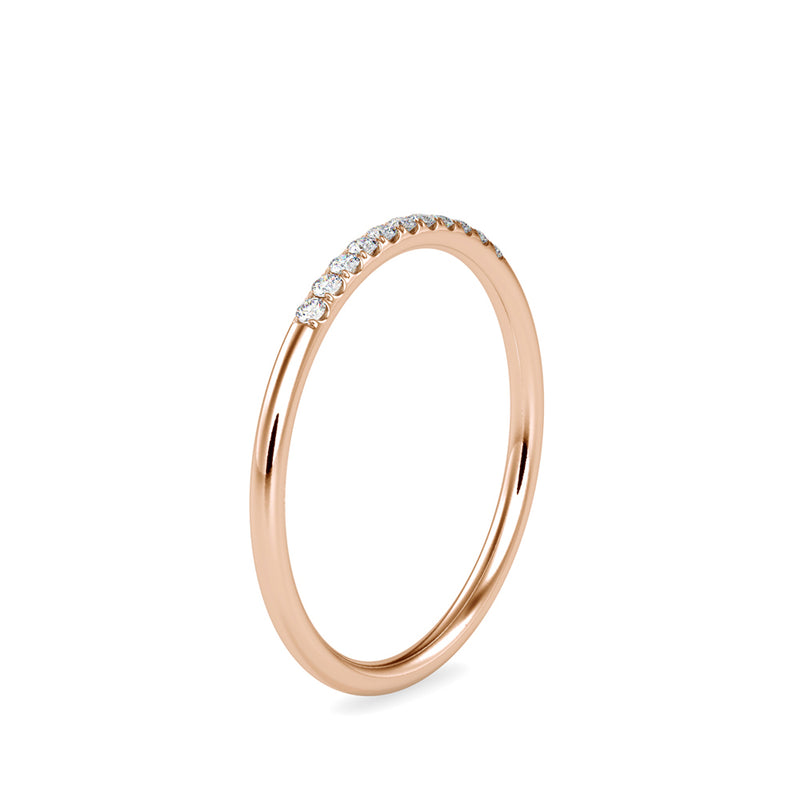 Egewane Diamond Stone Ring Rose gold