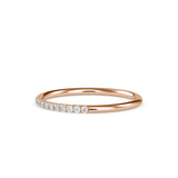 Egewane Diamond Stone Ring Rose gold