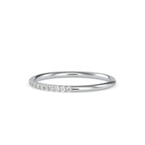 Egewane Diamond Stone Ring Platinum