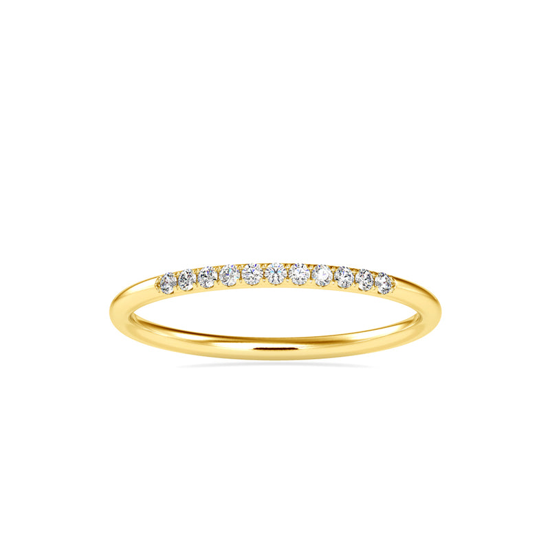 Egewane Diamond Stone Ring Yellow gold