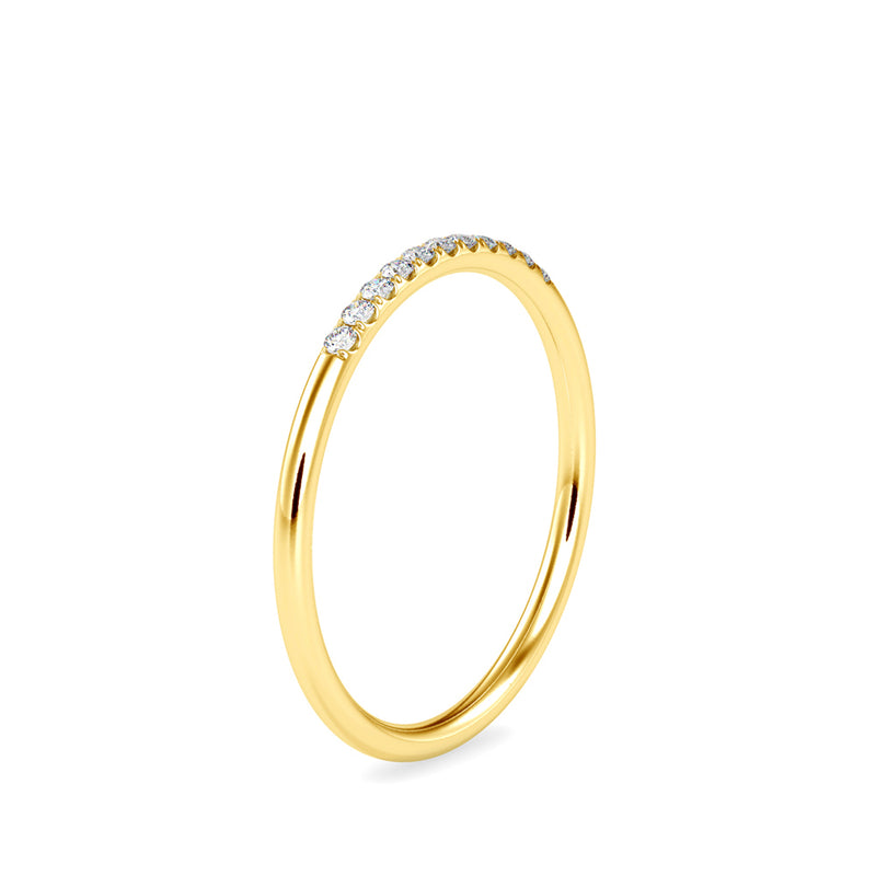 Egewane Diamond Stone Ring Yellow gold