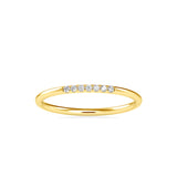 Moiraine Round Diamond Ring Yellow Gold