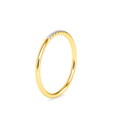 Moiraine Round Diamond Ring Yellow Gold