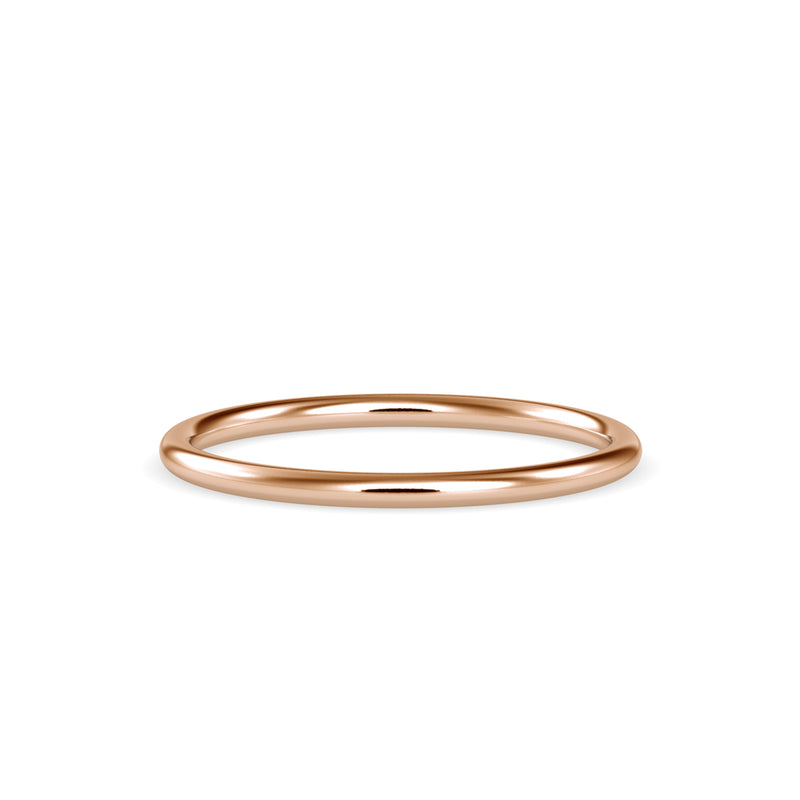 Ornate Stone Delicate Ring Rose Gold