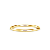 Ornate Stone Delicate Ring Yellow Gold