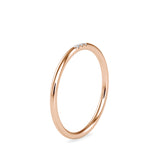 Alina Delicate Diamond Ring Rose Gold