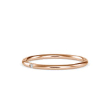 Round Ciri Diamond Stone Ring Rose Gold