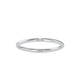 Round Ciri Diamond Stone Ring White Gold