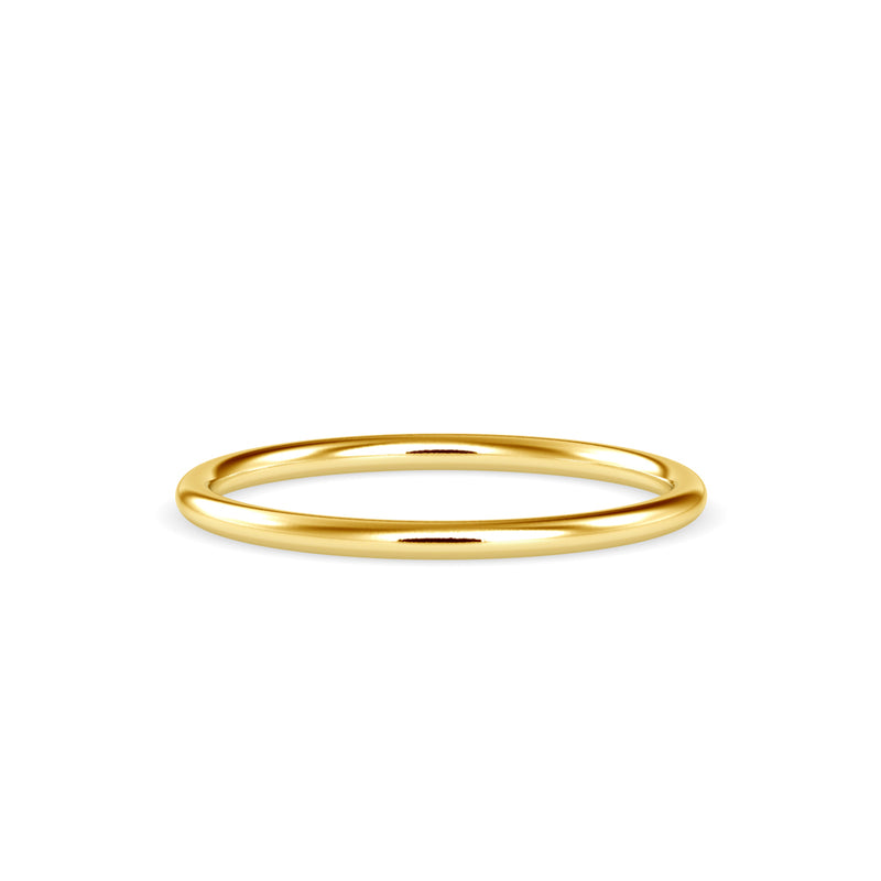 Round Ciri Diamond Stone Ring Yellow Gold