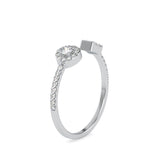 Meddic Stone Diamond Ring Platinum