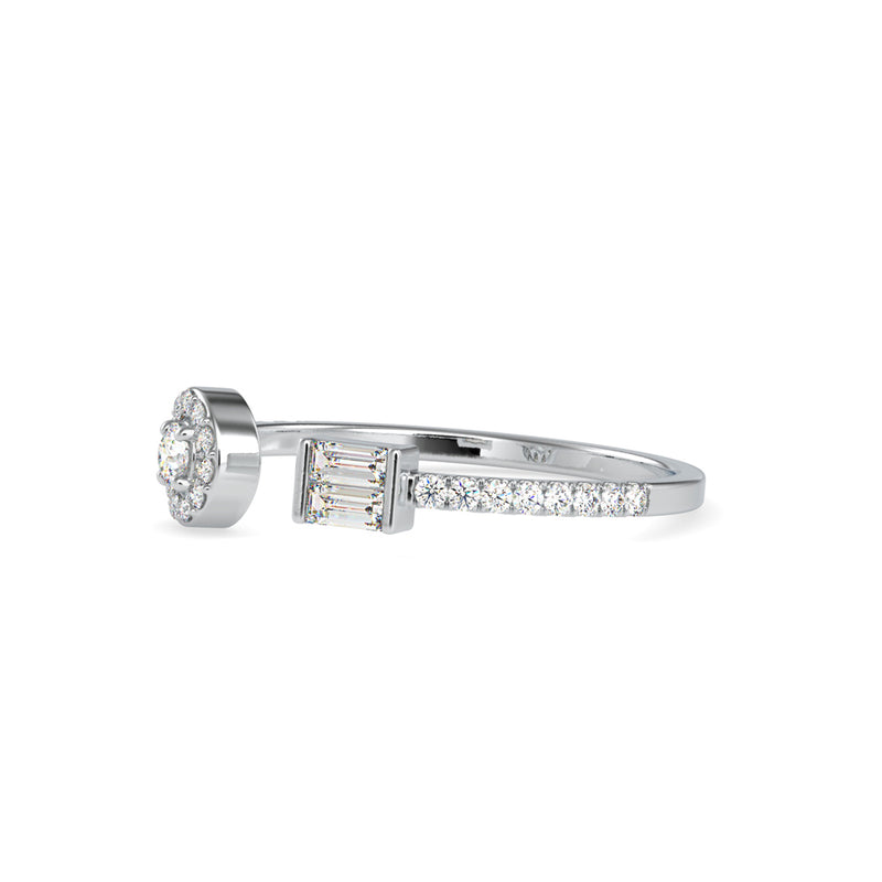 Meddic Stone Diamond Ring Platinum