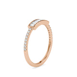 Madness Baguette Diamond Ring Rose Gold