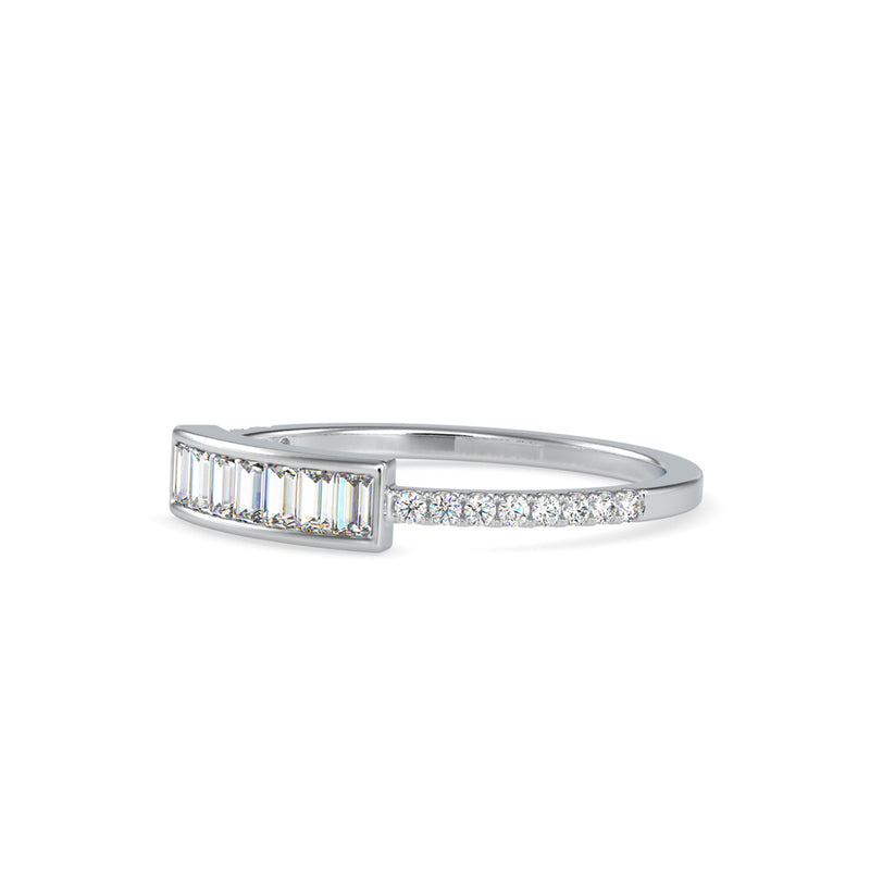 Madness Baguette Diamond Ring Platinum