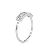 Baguette Lunatic Stone Diamond Ring White Gold