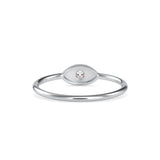 Creavice Round Diamond Ring White Gold