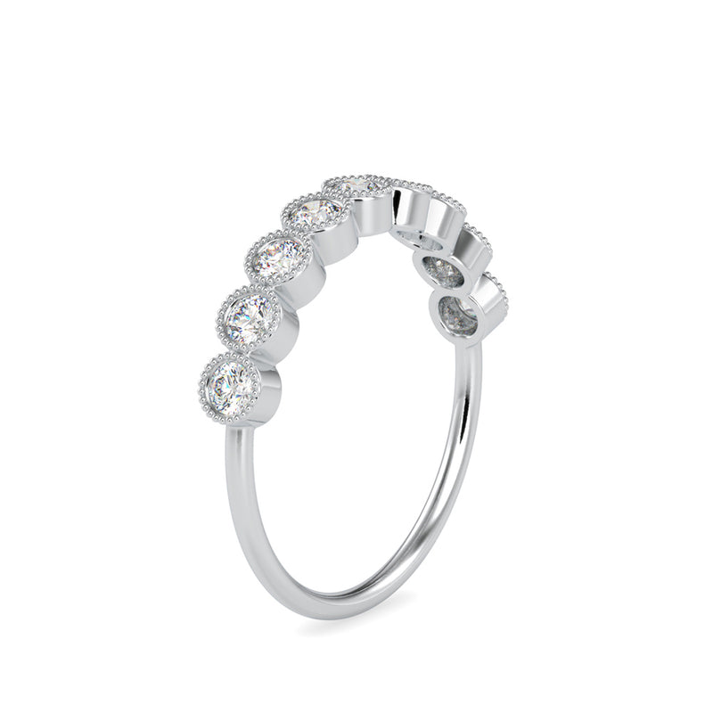 Gauzy Stone Diamond Ring White Gold