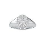 Intrigate Round Diamond Ring Platinum