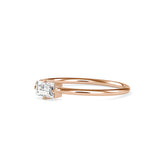 Generous Delicate Diamond Ring Rose Gold