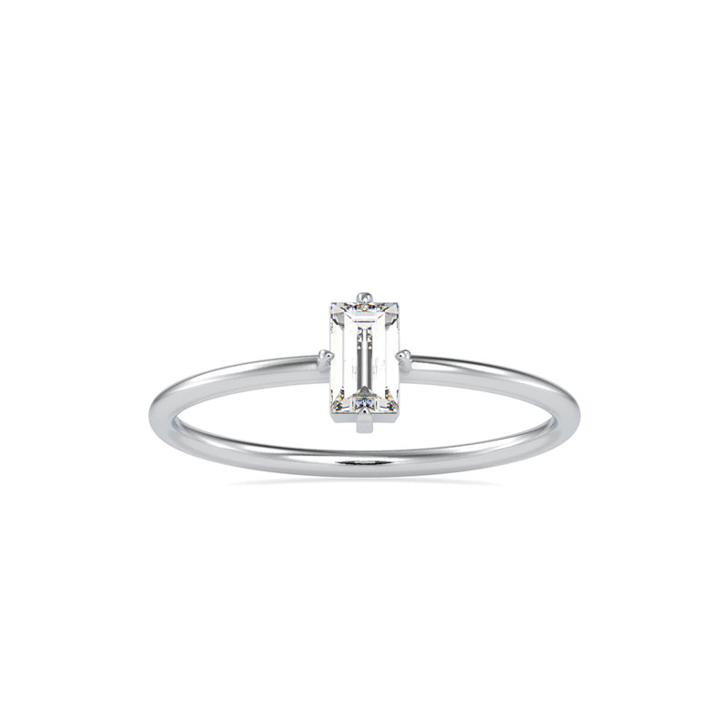 Mussy Delicate Diamond Ring White Gold