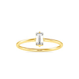 Mussy Delicate Diamond Ring Yellow Gold