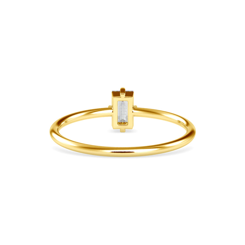 Mussy Delicate Diamond Ring Yellow Gold