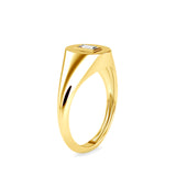 Delicate Phillipus Diamond Ring Yellow Gold