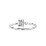 Baguette Artemis Diamond Ring White Gold