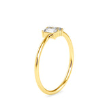 Baguette Artemis Diamond Ring Yellow Gold