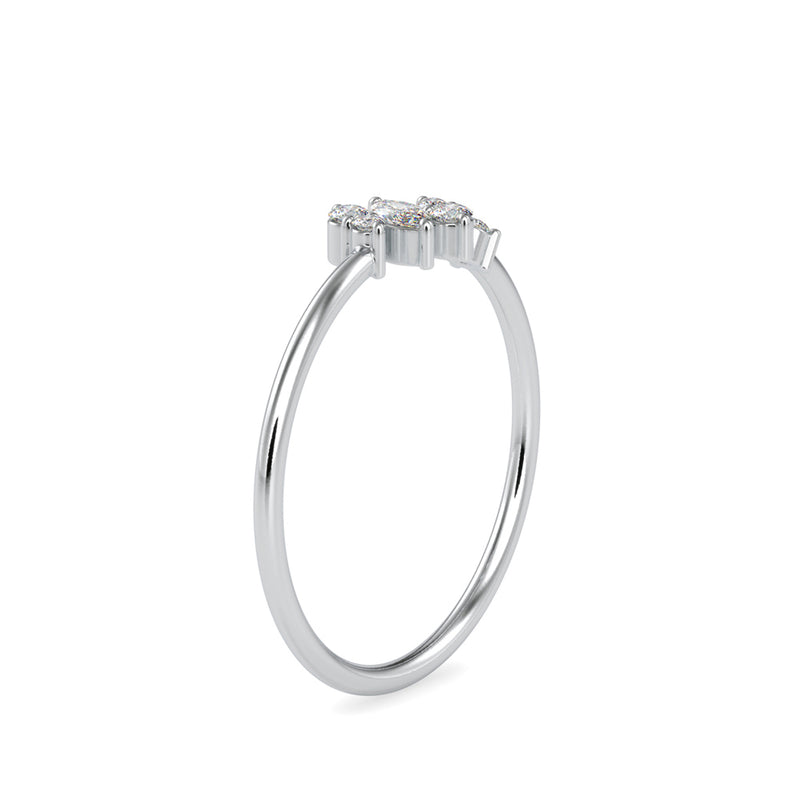 Venelia Marquise Diamond Ring Platinum