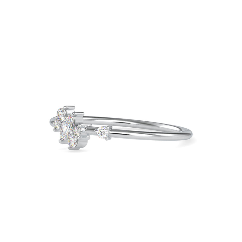 Venelia Marquise Diamond Ring Platinum