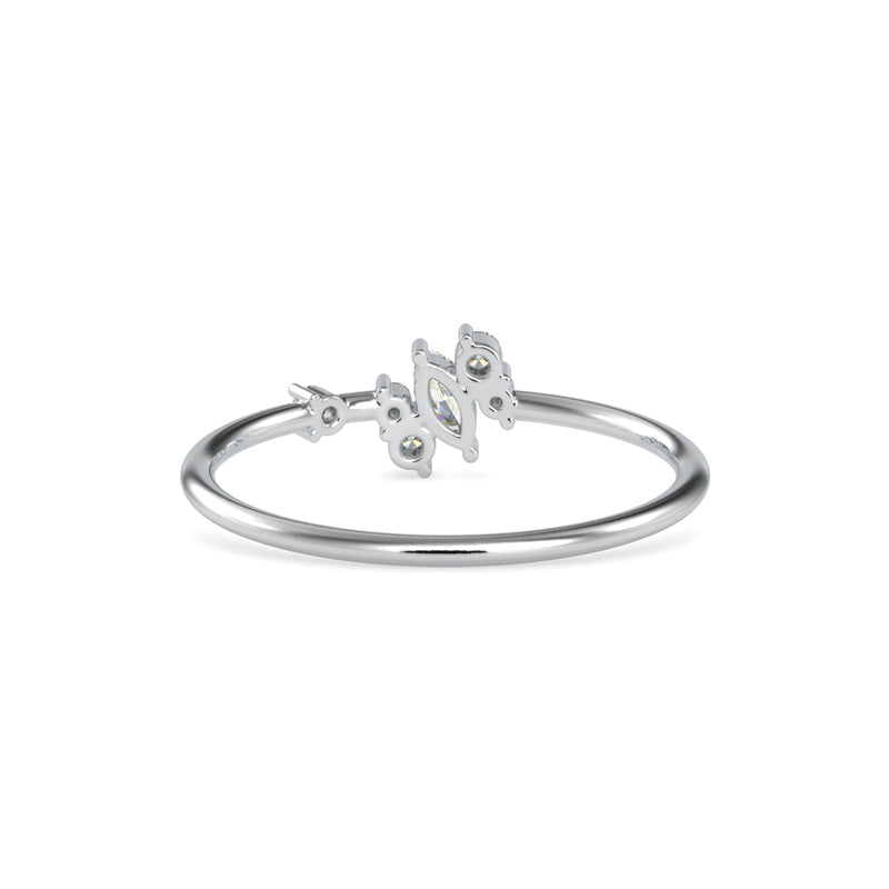 Venelia Marquise Diamond Ring Platinum