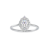 Cimber Round Diamond Delicate Ring White Gold