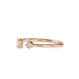 Eurydice Baguette Diamond Ring Rose Gold