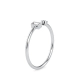 Eurydice Baguette Diamond Ring White Gold