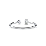 Eurydice Baguette Diamond Ring White Gold