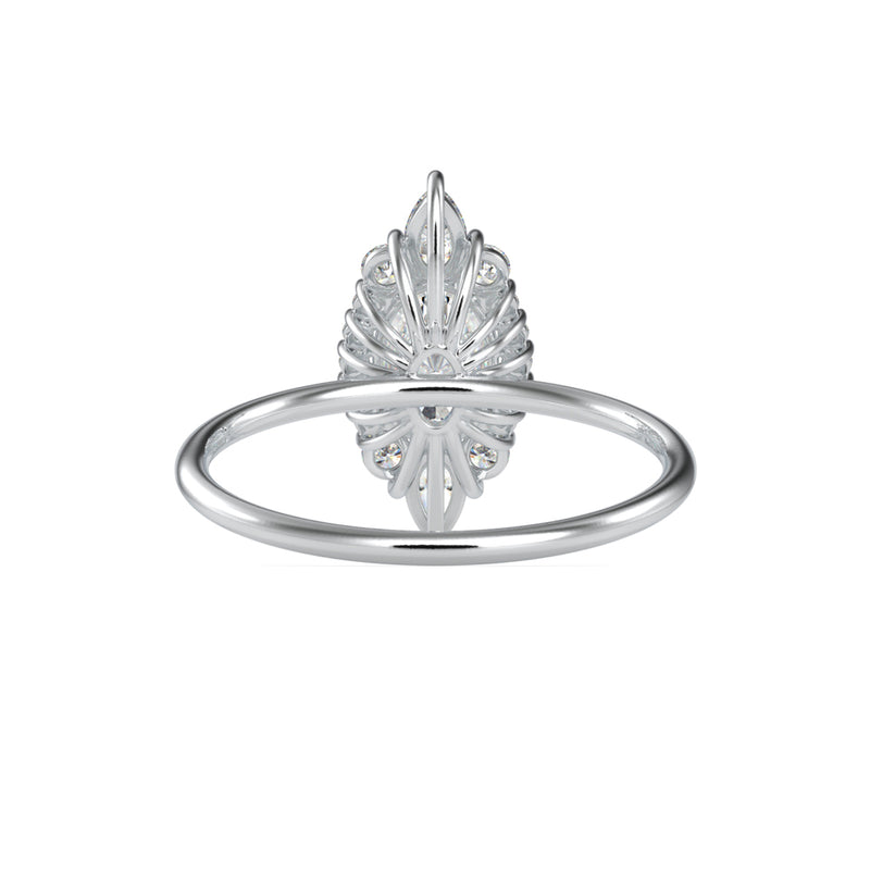 Eminent Oval Diamond Ring Platinum