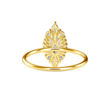 Eminent Oval Diamond Ring Yellow Gold