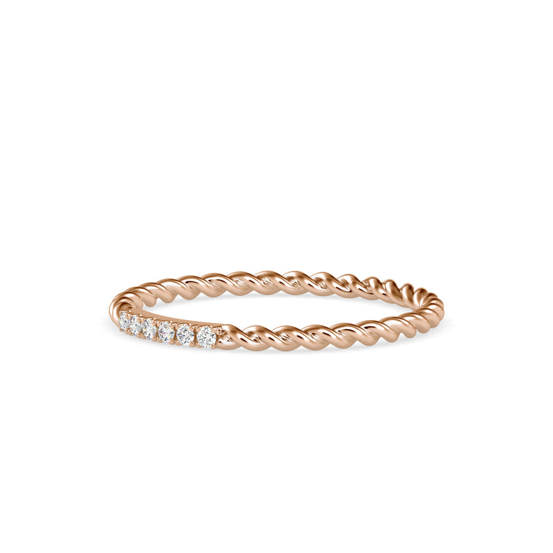 Gracius Diamond Delicate Ring Rose Gold