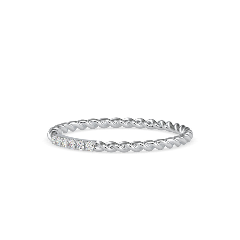 Gracius Diamond Delicate Ring White Gold