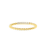 Gracius Diamond Delicate Ring Yellow Gold