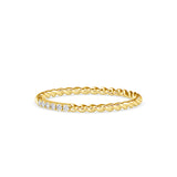 Gracius Diamond Delicate Ring Yellow Gold