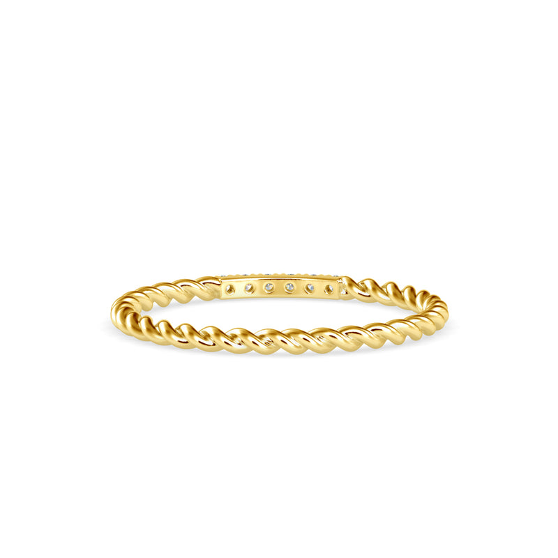 Gracius Diamond Delicate Ring Yellow Gold